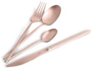Bestekset 24-delig satijn Rosegold Metallic Line
