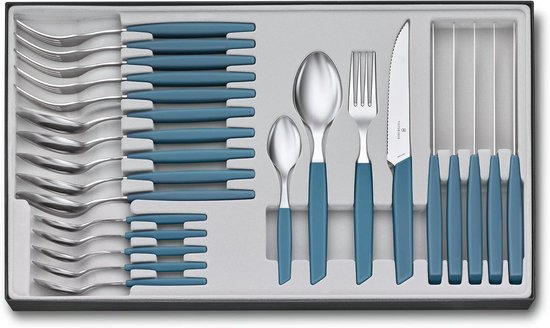 Bestekset 24-delig voor 6 Personen met Steakmessen