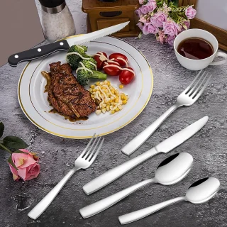 Bestekset 36-delig RVS - 6 Personen - Gepolijst