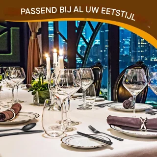 Bestekset 5-delig RVS Zwart
