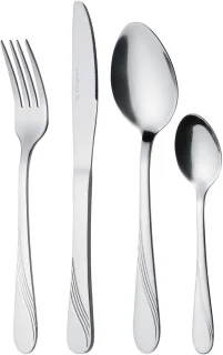 Bestekset 6 personen zilver 24-delig