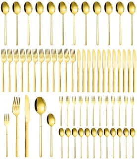 Bestekset 60-delig voor 12 personen RVS