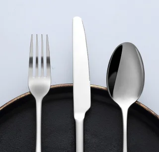 Bestekset Bestron 30-delig roestvrijstaal 6 personen