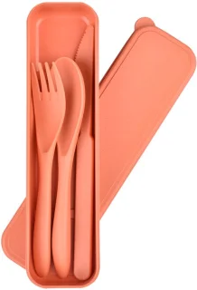 Bestekset donker oranje