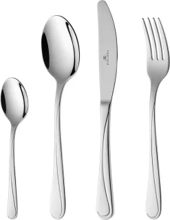 Bestekset glans 24-delig zilver