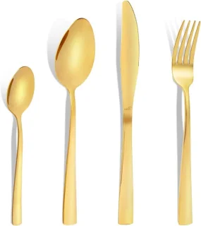 Bestekset goud 32 delig