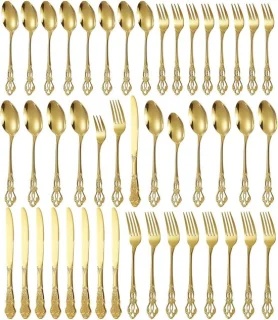 Bestekset goud 40-delig
