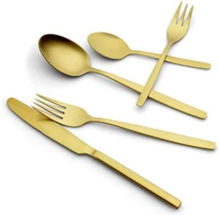 Bestekset Goud 6 Persoons