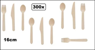 Bestekset Hout 300x Lepel Vork Mes Next Generation