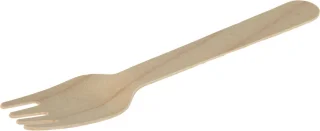 Bestekset Hout 80-delig Mes en Vork 16cm Eco