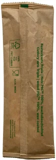Bestekset Hout FSC® 25 stuks Wegwerp Drievoudig
