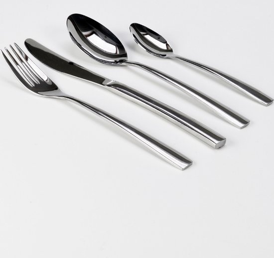 Bestekset Luxe Square 24-delig voor 6 personen review