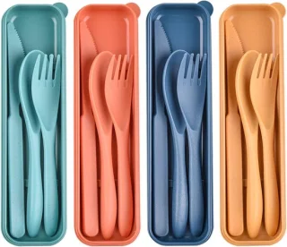 Bestekset met etui
