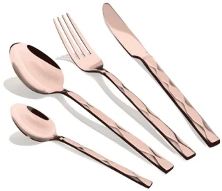 Bestekset roestvrij staal 24-delig Rose Gold Collection