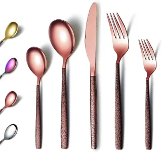 Bestekset Roségoud Titanium 30-delig