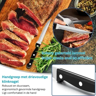 Bestekset RVS 12-delig Zilver