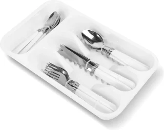 Bestekset RVS 16-delig – 4-persoons
