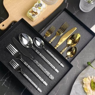 Bestekset RVS Chrome Zilverkleurig 5-delig 1-persoons