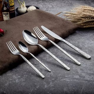 Bestekset RVS Chrome Zilverkleurig 5-delig 1-persoons