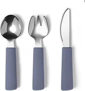 Bestekset Siliconen RVS Blue Dusk 13/14 cm