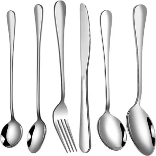 Bestekset van RVS - 6-delige set met mes, vork en lepel