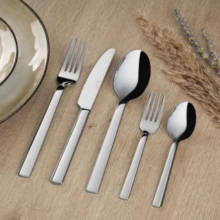 Bestekset voor 6 personen - 30 delig - RVS - minimalistisch ontwerp