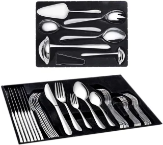 Bestekset Zilver 24-delig voor 6 Personen