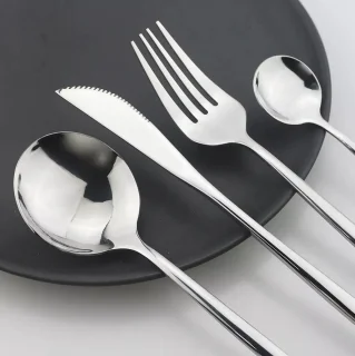 Bestekset Zilver 6 Persoons Metaal