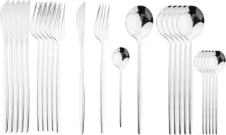 Bestekset Zilver 6 Persoons Metaal