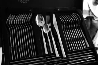 Bestekset Zilver RVS 12-delig