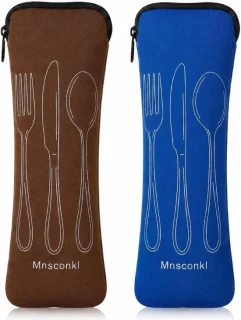 Bestektas voor lunchbox 24 x 8,5 cm - set van 2 - ServiceTopper
