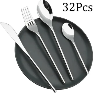 Betaalbare Goederen® Bestekset 32-delig (12-persoons) Silver