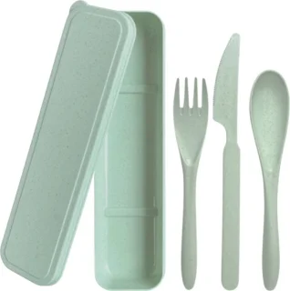 Bio-based Campingbestekset Groen
