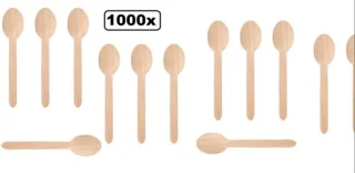 Bio houten lepel naturel 160mm next generation bestek soeplepel 1000x