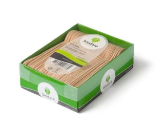 Biodore lepel hout 165mm FSC 100 stuks