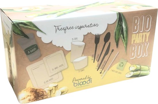Bioodi BBQ Bestekset Box 25 Personen Bioodi BBQ Bestekset Box 25 Personen