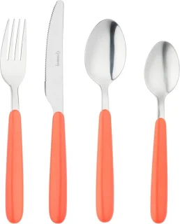 Bistro bestek koraal