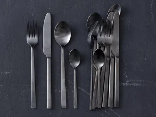 Bitz Theelepel Mat Zwart
