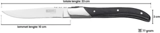 Blackwell Laguiole Steakmessen 6-delig Ebbenzwart