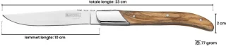 Blackwell Laguiole Steakmessen Olijfhout 6-delig