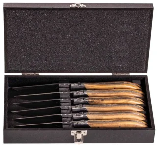 Blackwell Laguiole Steakmessen Olijfhout 6-delig