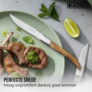 Blackwell Laguiole Steakmessen Olijfhout 6-delig