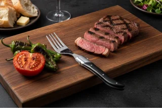 Blackwell Laguiole Steakvorken - 6-delig, ebbenzwart