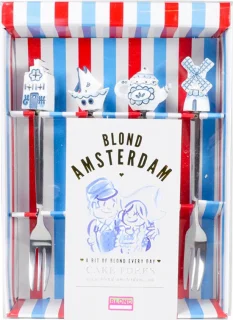 Blond Amsterdam Delfts Blond Cakevorkjes Set 4 stuks