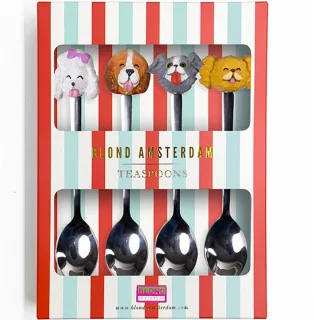 Blond Amsterdam Theelepelset Dog
