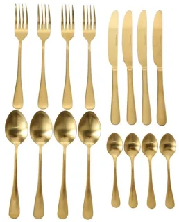 Boltze bestekset 16-delig goud
