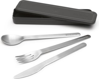 Brabantia Make & Take bestekset 3-delig dark grey