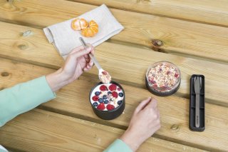 Brabantia Make & Take bestekset 3-delig dark grey