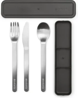 Brabantia Make & Take bestekset 3-delig dark grey