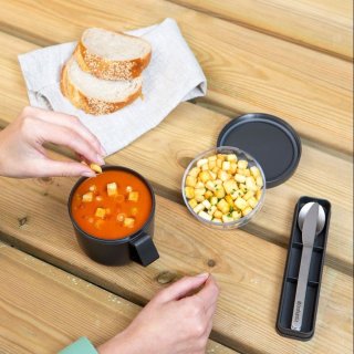 Brabantia Make & Take bestekset 3-delig dark grey